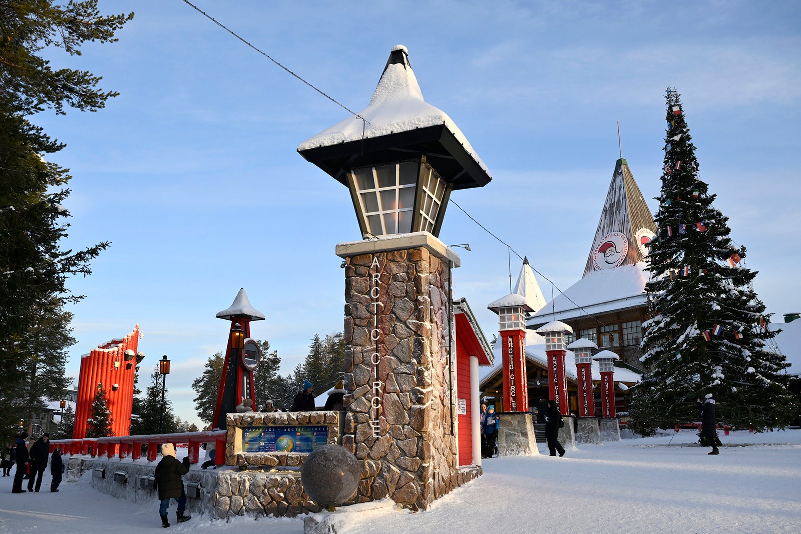 Feel the chill of the Arctic Circle at Santa Claus Village, right in the heart of Lapland. (Photo by Moskenes)