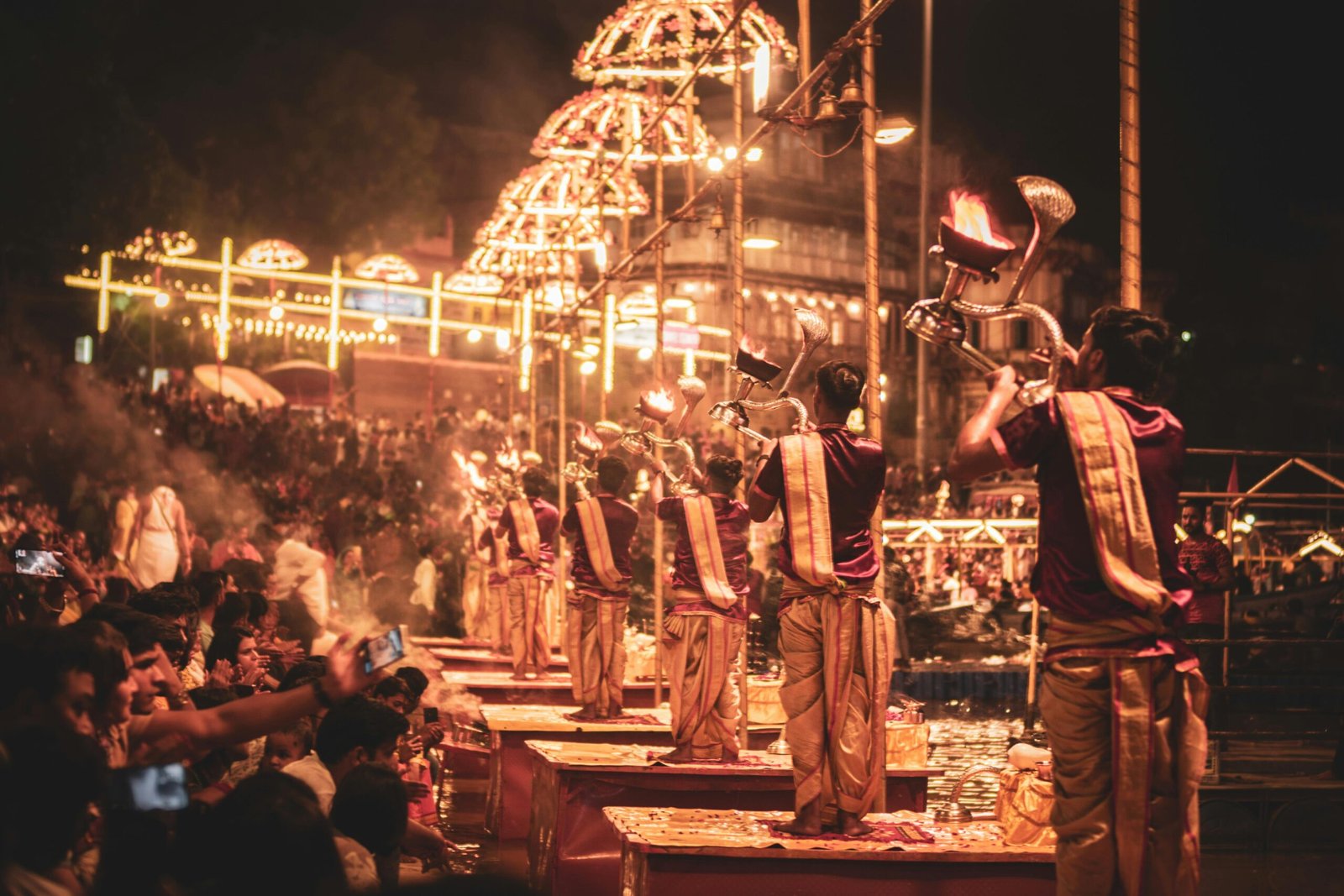 Free stock photo of aarti, ancient, banaras